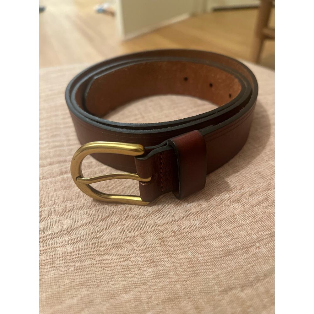 Women's Brown Leather Belt